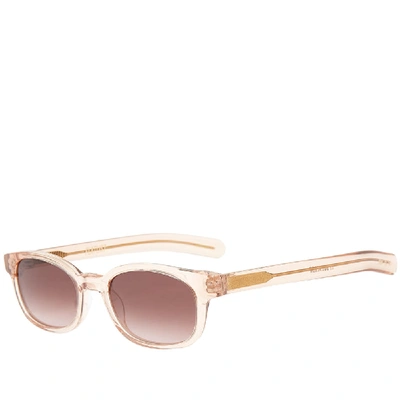 Flatlist Le Bucheron Rectangle-frame Acetate Sunglasses In Pink