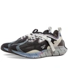 Reebok Zig Kinetica Co Sneakers In Black Synthetic Fibers In Black