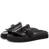 Alyx Rollercoaster Buckle Slides In Blk0001-bla