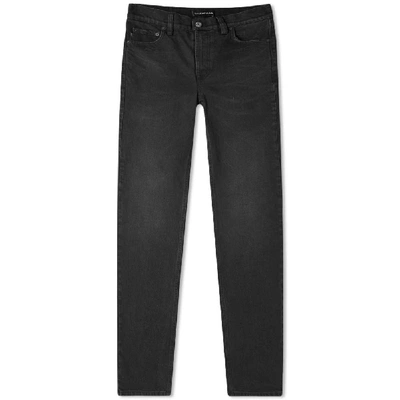 Balenciaga 26cm Baggy Cotton Denim Jeans In Black