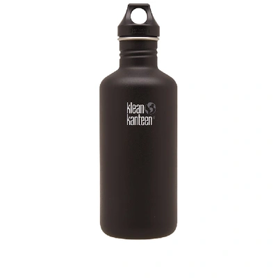Klean Kanteen Classic Single Wall Loop Bottle In Black