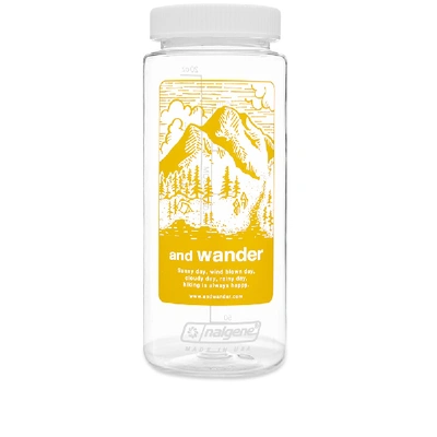 And Wander X Nalgene Bottle In Yellow