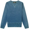 Rrl Loopback Cotton-jersey Sweatshirt In Blue