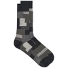 ANONYMOUS ISM Anonymous Ism Patchwork Crew Sock