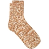 ANONYMOUS ISM Anonymous Ism Slub Crew Quarter Length Sock