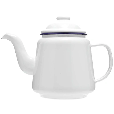 Falcon Enamelware Tea Pot In White