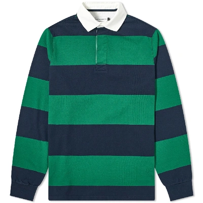 Pop Trading Company Pop Trading Company Logo Rugby Shirt In Green