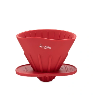 Rivers Cave Reversible Coffee Pour & Holder In Red