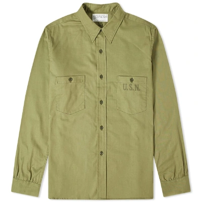 The Real Mccoys The Real Mccoy's N-3 Utility Shirt In Green