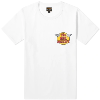 The Real Mccoys The Real Mccoy's Logo Tee In White