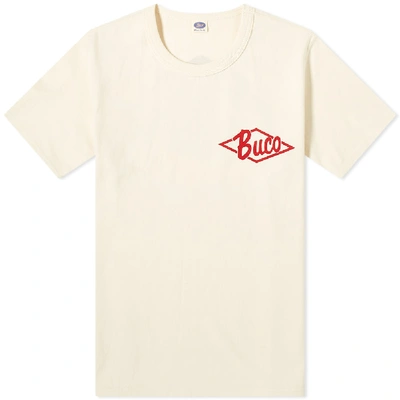 The Real Mccoys The Real Mccoy's Buco Riding Togs Tee In White