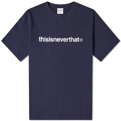 Thisisneverthat T-logo Tee In Blue
