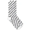 VETEMENTS VETEMENTS All Over Print Logo Sock