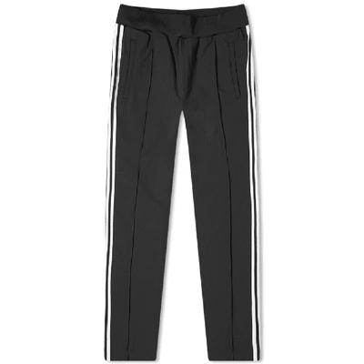Adidas Consortium Spezial Pleckgate Tapered Striped Shell Track Pants In Black
