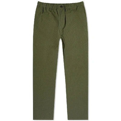 A Kind Of Guise Elasticated Wide Trouser In Green