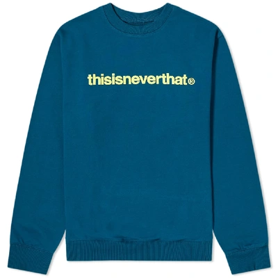 Thisisneverthat T-logo Crew In Blue