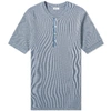 SCHIESSER Schiesser Ernst Striped Short Sleeve Henley