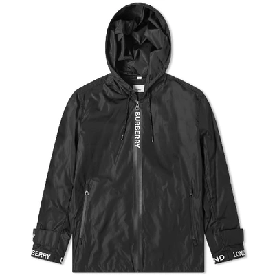 Burberry Black Nylon Outerwear Jacket