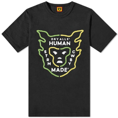 Human Made Logo Tee In Black