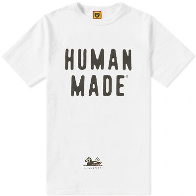 Human Made Duck Logo Tee In White