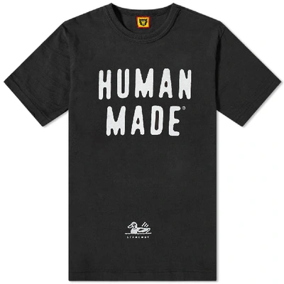 Human Made Duck Logo Tee In Black