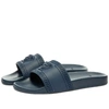 Versace Medusa Cardinal Slide Sandals In Blue