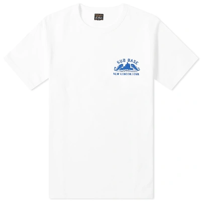 The Real Mccoys The Real Mccoy's Sub Base Tee In White