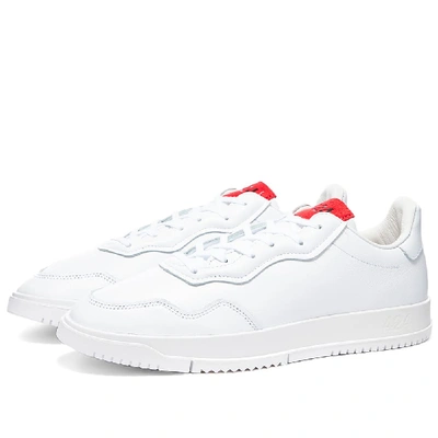 Adidas Consortium 424 Sc Premiere Leather Trainers In White