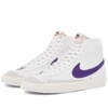 Nike Blazer Mid 77 Vintage Sneakers Bq6806-105 In White