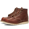 Red Wing 6 Inch Moc Toe Boot In Oxblood Mesa Leather