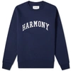 HARMONY Harmony Curve Logo Crew Sweat