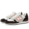 Junya Watanabe New Balance 670 Suede Low Top Sneakers In Black