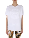 VERSACE VERSACE MEDUSA EMBROIDERED T