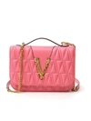 VERSACE VERSACE VIRTUS QUILTED SHOULDER BAG