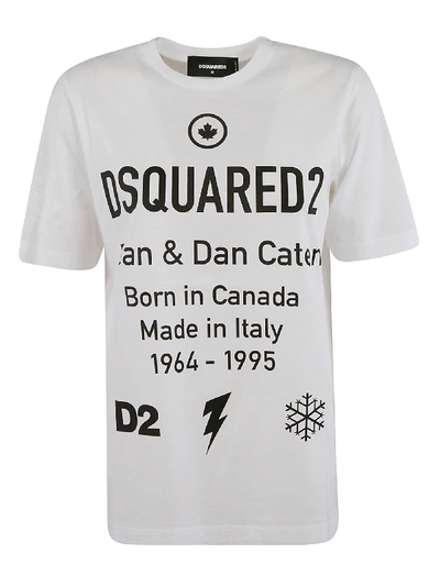 Dsquared2 Dean &amp; Dan Caten T-shirt In White