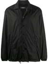 Dsquared2 Lightweight Logo Print Jacket In Black