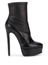 CASADEI PLATFORM ANKLE BOOTS