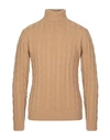 Daniele Fiesoli Turtlenecks In Camel