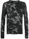 ZADIG & VOLTAIRE KENNEDY CAMOUFLAGE-PRINT SWEATER