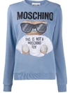 MOSCHINO TEDDY BEAR CREW NECK SWEATSHIRT