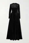 BALENCIAGA STRETCH-VELVET GOWN