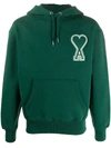 AMI ALEXANDRE MATTIUSSI AMI DE COEUR PATCH HOODIE