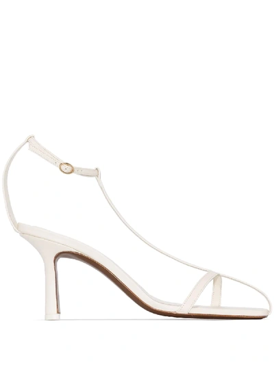 Neous Off-white Jumel 80 Heeled Sandals In Neutrals