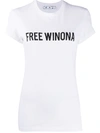 OFF-WHITE FREE WINONA PRINTED T-SHIRT