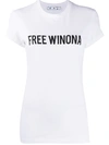 Off-white Free Winona Cotton Jersey T-shirt In White