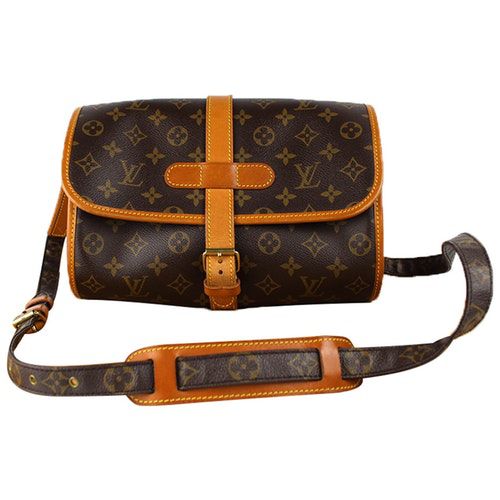 Pre-Owned Louis Vuitton Marne Brown Cloth Handbag | ModeSens