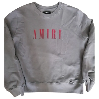 Pre-owned Amiri Grey Cotton Knitwear & Sweatshirts