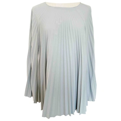 Pre-owned Maison Margiela Blue Polyester Top