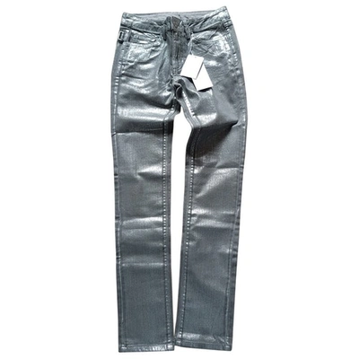 Pre-owned Zadig & Voltaire Spring Summer 2020 Silver Cotton - Elasthane Jeans