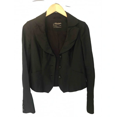 Pre-owned Allsaints Linen Jacket In Black